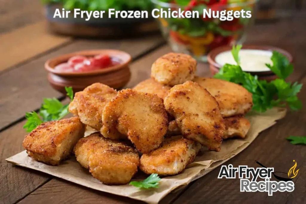 air fryer frozen chicken nuggets 