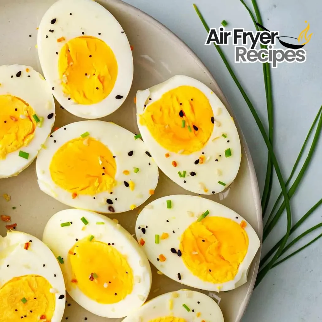air fry boiled eggs