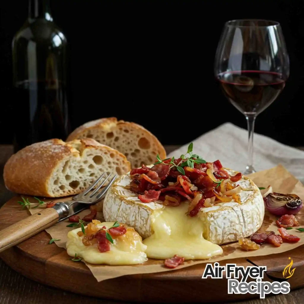 The Best Air Fryer Baked Brie With Garlic Butter
