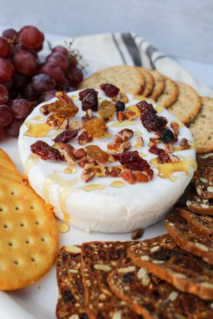 Air Fryer Baked Brie with Garlic Butter